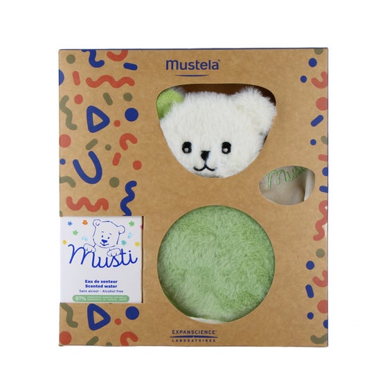 Mustela Musti Cofre Eau de Senteur 50 ml + Peluche Verde