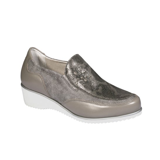 Scholl Madina Suede + Printed Suede Women Taupe 40 1 Paire