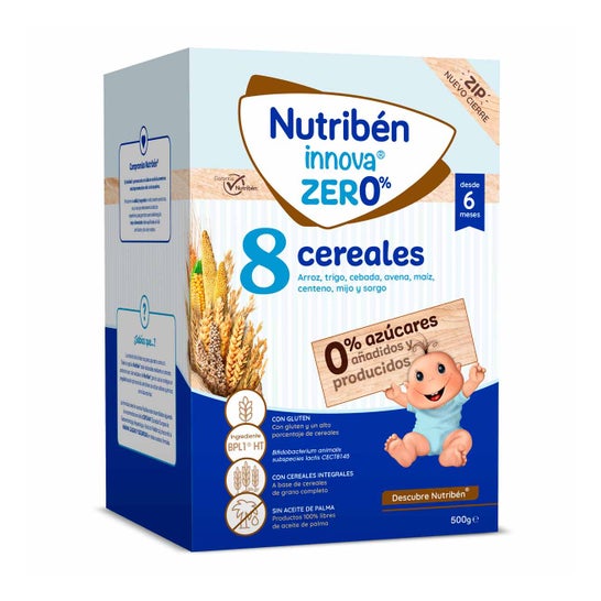 Nutriben Innova Zero% 8 Céréales +6m 500g