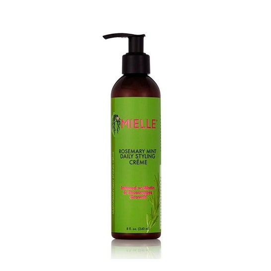 Crème coiffante quotidienne à la menthe et au romarin de Mielle 240ml
