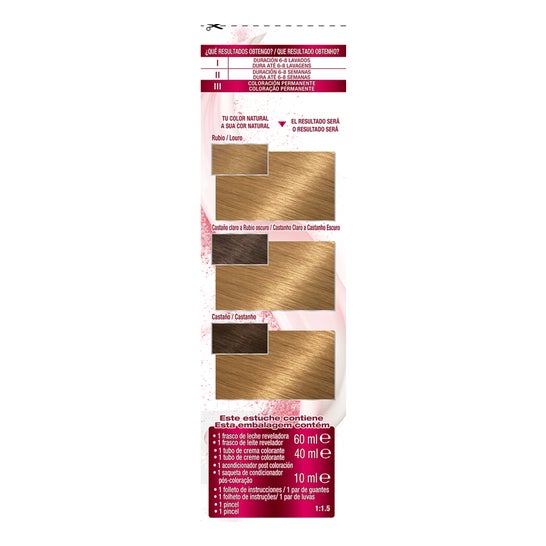 Garnier Color Sensation N°7.3 Golden Blonde 4 pièces