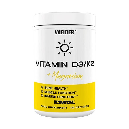 Weider Vitamin D3/K2 + Magnesium 120caps