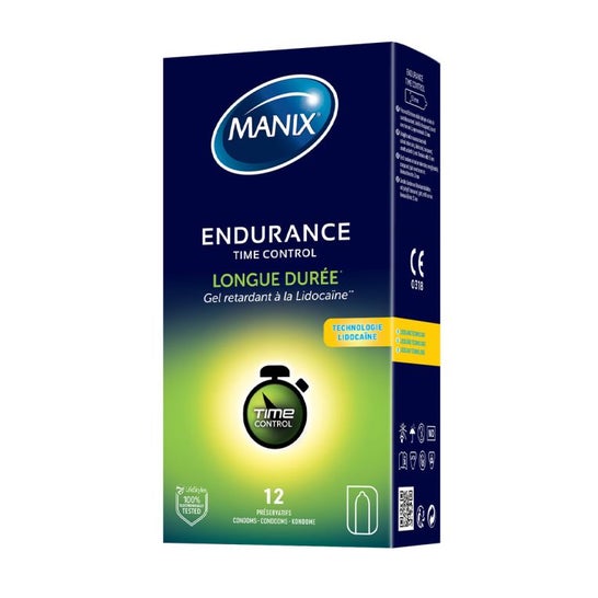Manix Endurance Time Control Longue Durée 12 Préservatifs