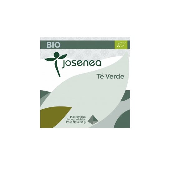 Josenea boîte à thé vert biologique 15 pyramides