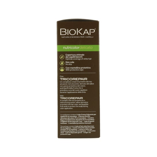 Biokap Nutricolor Color de Cabello 2.9 Castaño Oscuro Chocolate 140ml