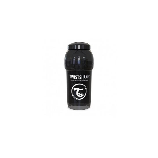Twistshake Biberon Anticolico 260ml Noir