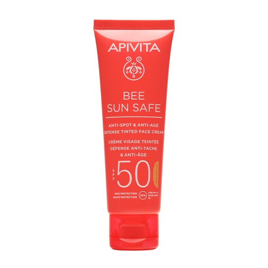 Apivita Bee Sun Safe Soin Anti-Rides Teinté SPF50  50 ml