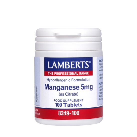 Lamberts Manganeso 5mg 100 Comprimés