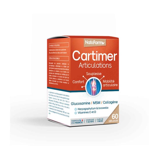 Nat & Form Cartimer Articulations 60 Gélules