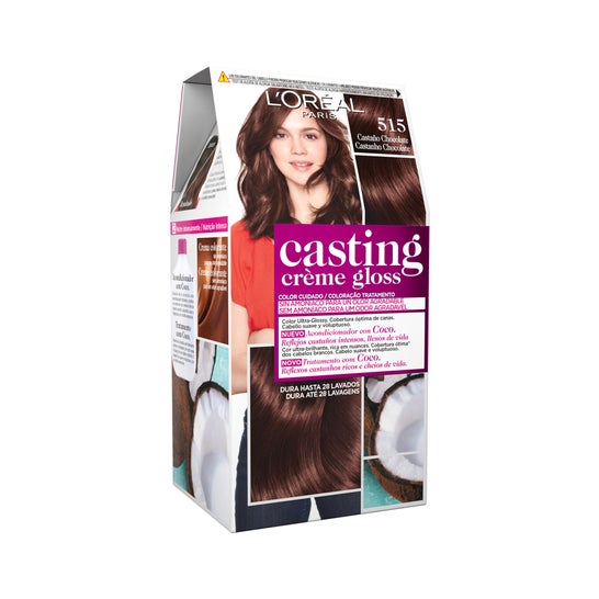 L'Oréal Casting Creme Gloss 515-Chocolate Brown 3 pièces