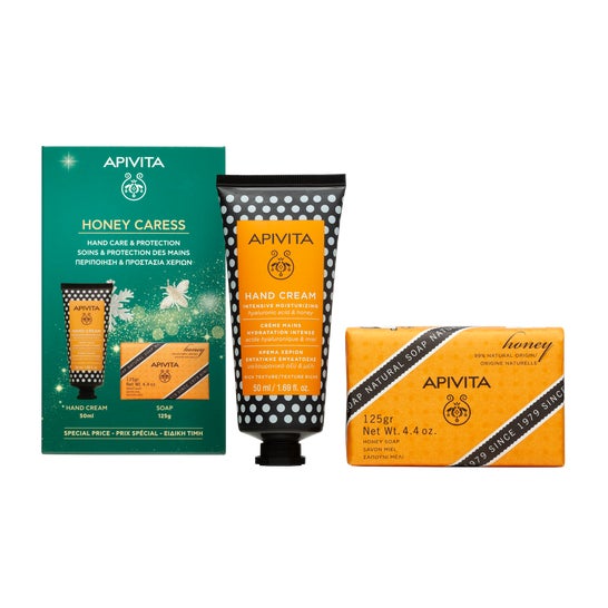 Apivita Coffret Crème Mains Intensive + Savon Miel