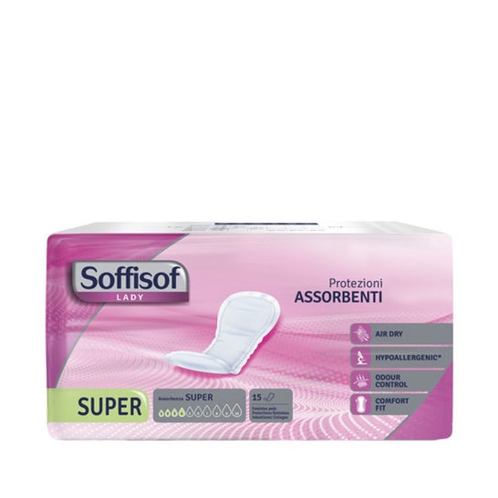 Soffisof Lady Airdry Super Protecteur Absorbant 15uts
