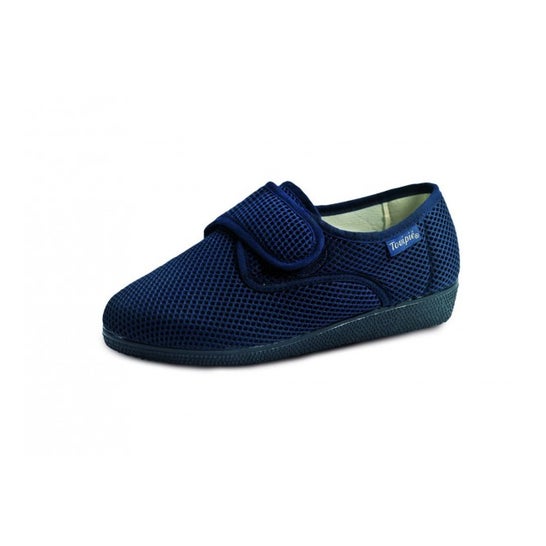 Blandipie Bleu Velcro Chaussure Taille 43 1 Paire
