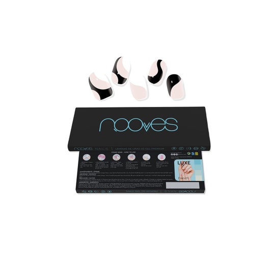 Nooves Premium Glam Feuille Ongles White Cow 20uts