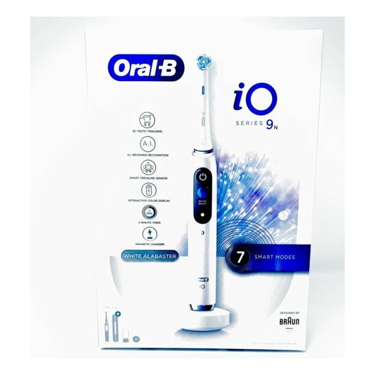 Oral-B Io9 Brosse à Dents Électrique Alabaster White 1ut