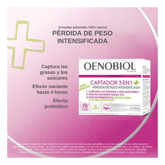 Oenobiol Capteur 3en1+ 2x60 Capsules