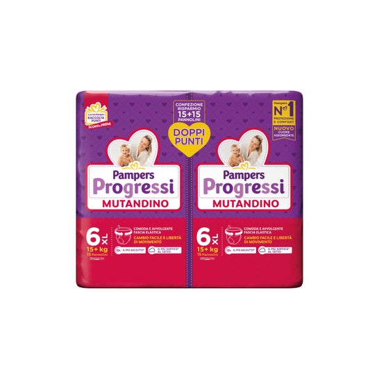 Pampers Progressi Couche Culotte Taille XL 2x15uts