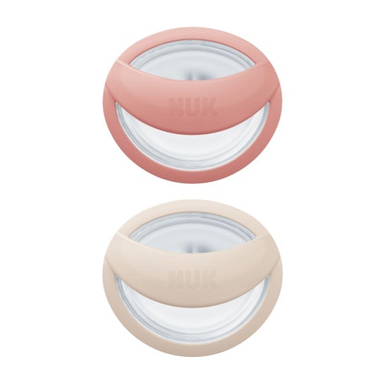 Nuk Sucette Mommyfeel 0-6m Blush 2 Unités