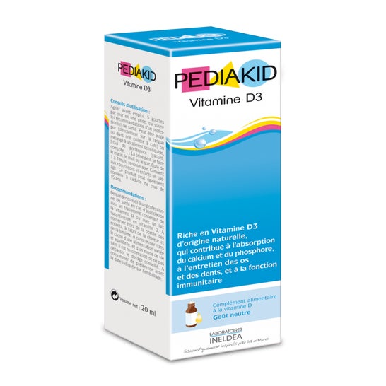 Pediakid - Je donne PEDIAKID Vitamine D3 à ma fille (qui a aujourd'hui 4  mois) depuis sa naissance sur recommandation de mon pédiatre, pour subvenir  à ses besoins en Vitamine D, mais
