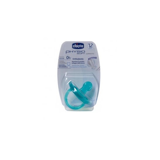 Chicco™ physio soft anatomique soft soft pacificateur traitement 12 M+ bleu