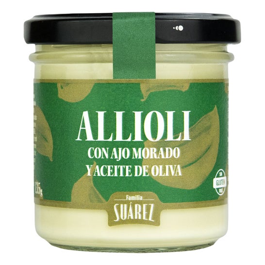 Familia Suarez Allioli Ail Violet et à l'Huile d'Olive Bio 135ml