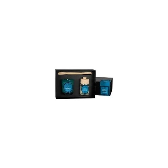 Cerabella Setperf7 Bougie + Mikado Citron vert Menthe 23x16,6x8,3cm