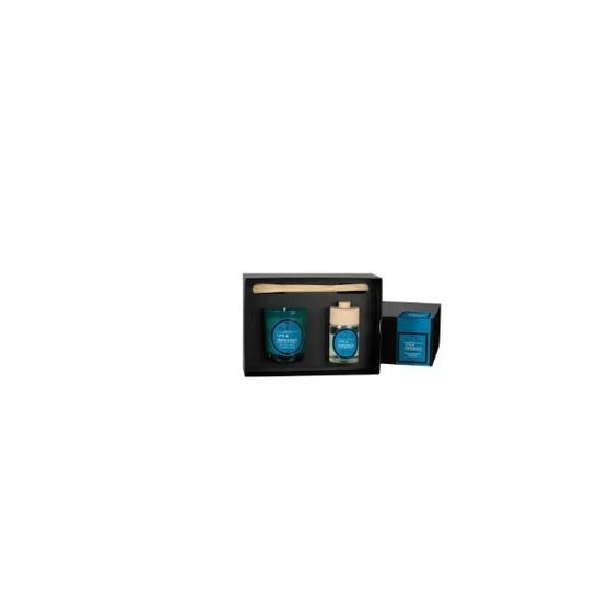 Cerabella Setperf7 Bougie + Mikado Citron vert Menthe 23x16,6x8,3cm