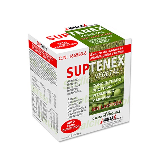 Sup-tenex 15 enveloppes 32 g de crème végétale