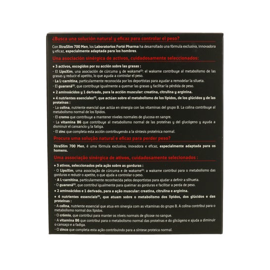 Forté Pharma Xtra Slim 700 Men 120 Gélules