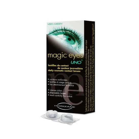 Magic Eyes Uno Lentilles De Contact De Couleur Journalières Vert