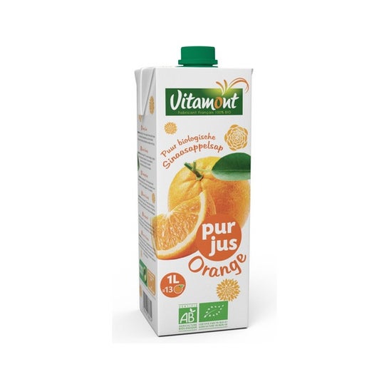 Vitamont Pure Jus de Orange Bio 1l