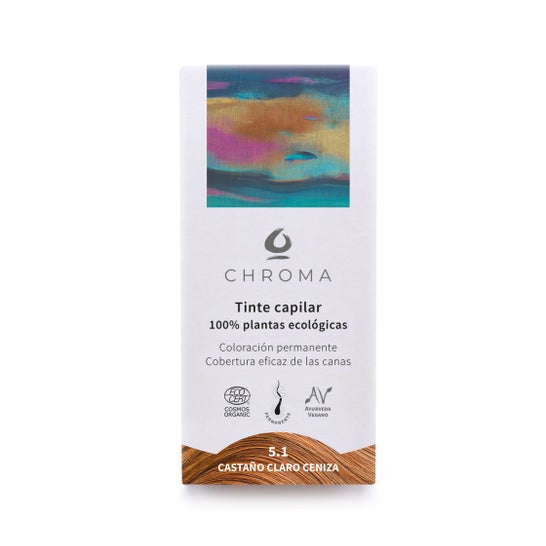 Chroma Colorant Bio 5.1 Châtain Clair Cendré 100g