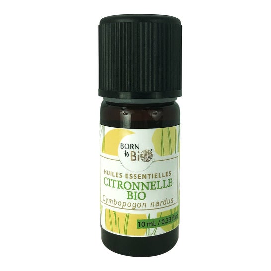 Born To Bio Citronnelle Bio Huile Essentielle 10 ml