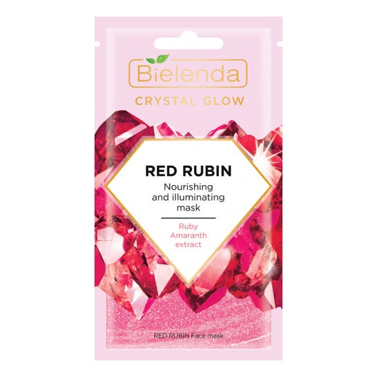 Bielenda Crystal Glow Red Rubin Face Mask 8g
