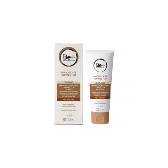 Be+ maquillaje fluido correcteur sans huile SPF30+ piel oscura 40ml