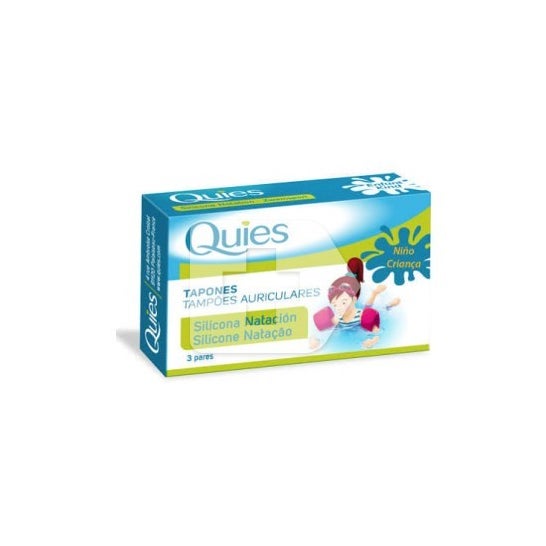 Quies Protection Auditive Silicone Natation Standard 6 unités