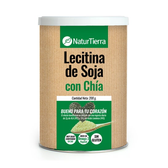 Lécithine de soja Naturtierra avec Chai 200 g