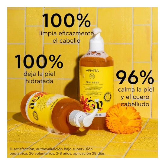 Apivita Kids Mini Bees Shampooing Calendula Miel 500ml Apivita Kids Mini Bees Shampooing Calendula Miel 500ml