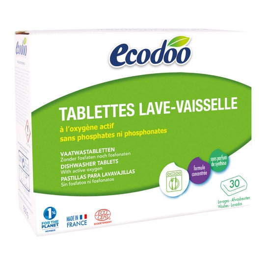 Comprimés pour lave-vaisselle Ecodoo 30 unités