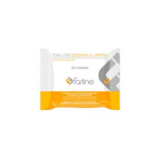 Farline 20uds lingettes démaquillantes