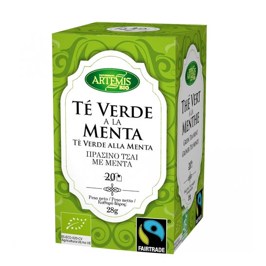 Thé vert à la menthe Artemis Eco 20Filtres