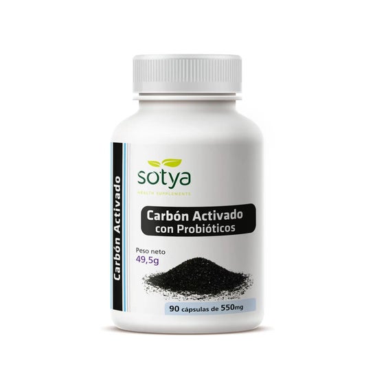 Sotya Charbon Actif Avec Probiotiques 90 Capsules