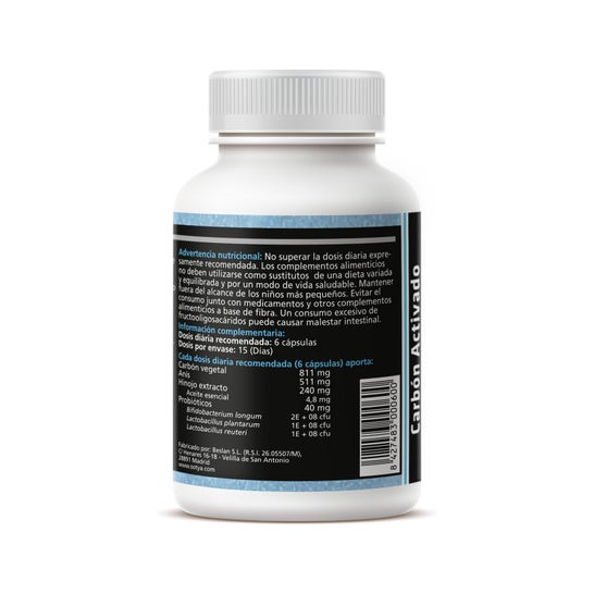 Sotya Charbon Actif Avec Probiotiques 90 Capsules