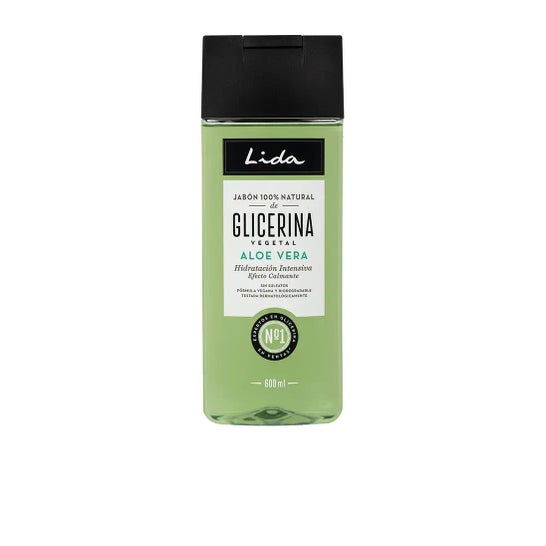 Lida Savon 100% Naturel Glycérine et Aloe Vera 600ml