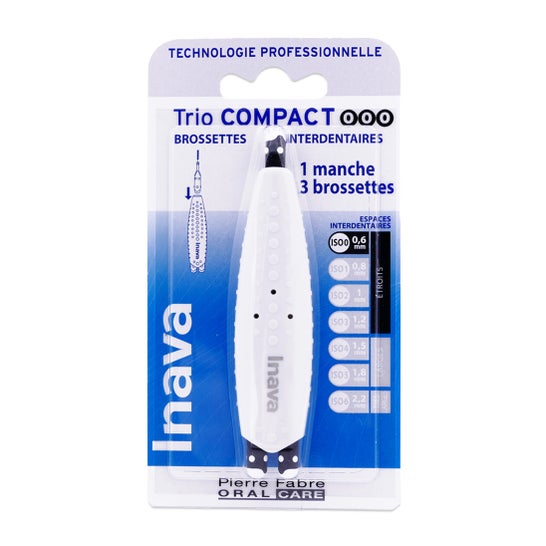 Inava Trio Compact Brossettes Interdentaires ISO 0 1 unité + 3 unités