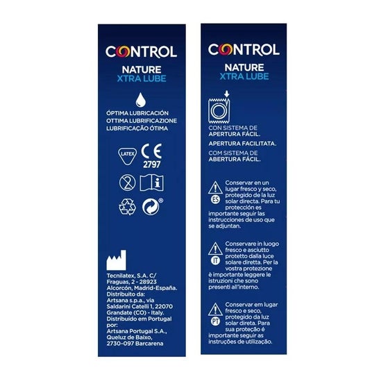 Control Extra Lube 12 pcs Control Extra Lube 12 pcs