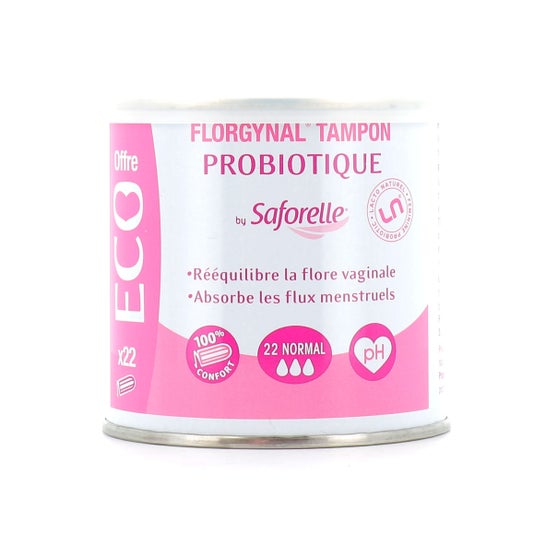 Saforelle Florgynal Tampon Probiotique Normal 22 Unités