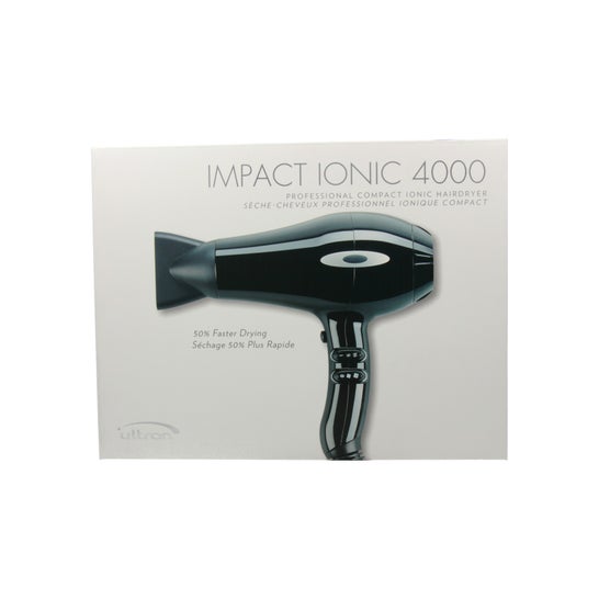 Sinelco Ultron Impact Ionic 4000 Sèche-cheveux Noir 1ut