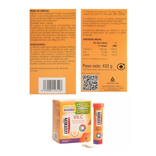 Leotron Vit C 72 + 36comp Leotron Vit C 72 + 36comp