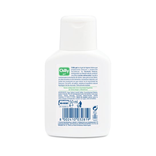 Chilly™ gel higiene óntima refrescante 50ml